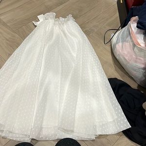 Zimmerman pleat dot skirt